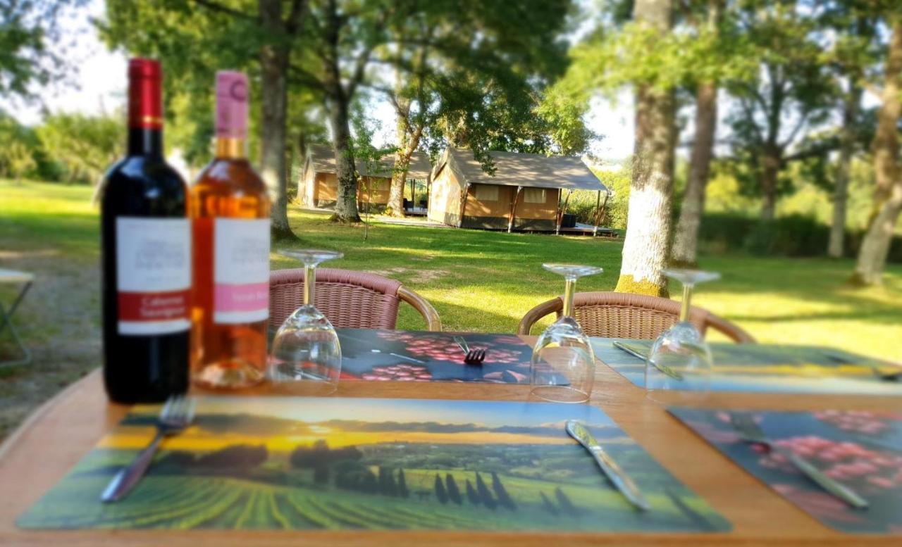 Glamping Les Arbres, Luxe Safaritent Met Zwembad Cronat Zewnętrze zdjęcie