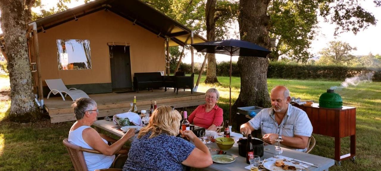 Glamping Les Arbres, Luxe Safaritent Met Zwembad Cronat Zewnętrze zdjęcie