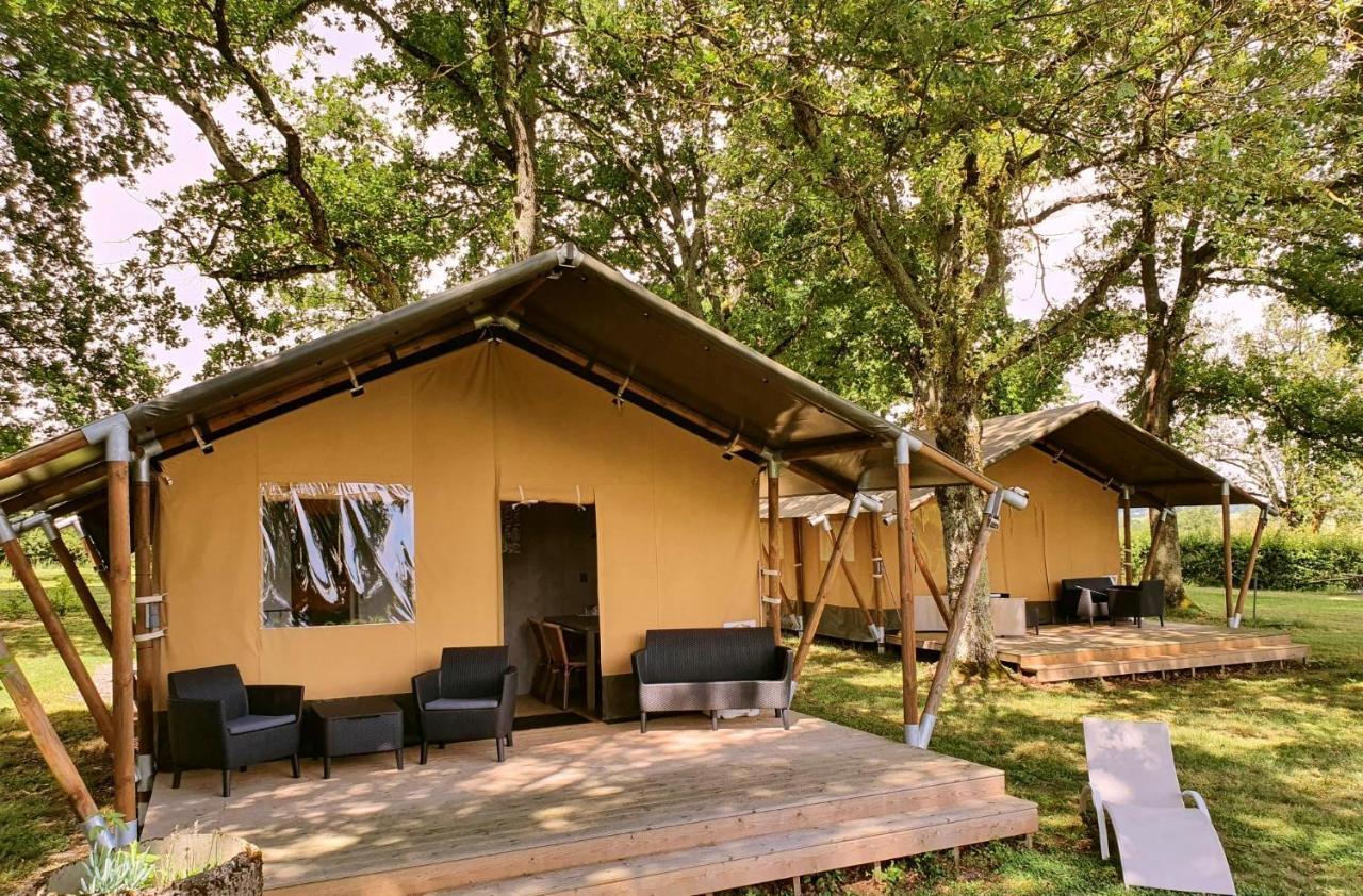 Glamping Les Arbres, Luxe Safaritent Met Zwembad Cronat Zewnętrze zdjęcie